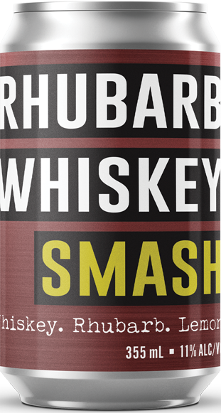 Rhubarb Whiskey Smash